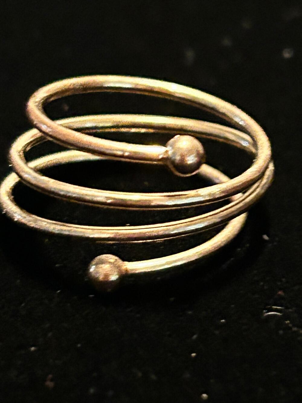 Gold tone ring